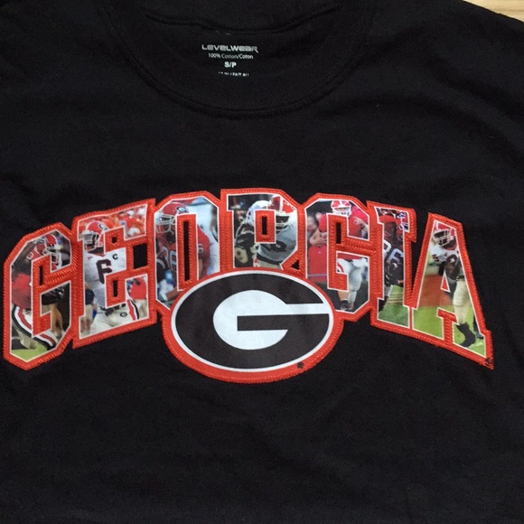 University of Georgia Bulldogs Football Tee NWT - Picture 2 of 3